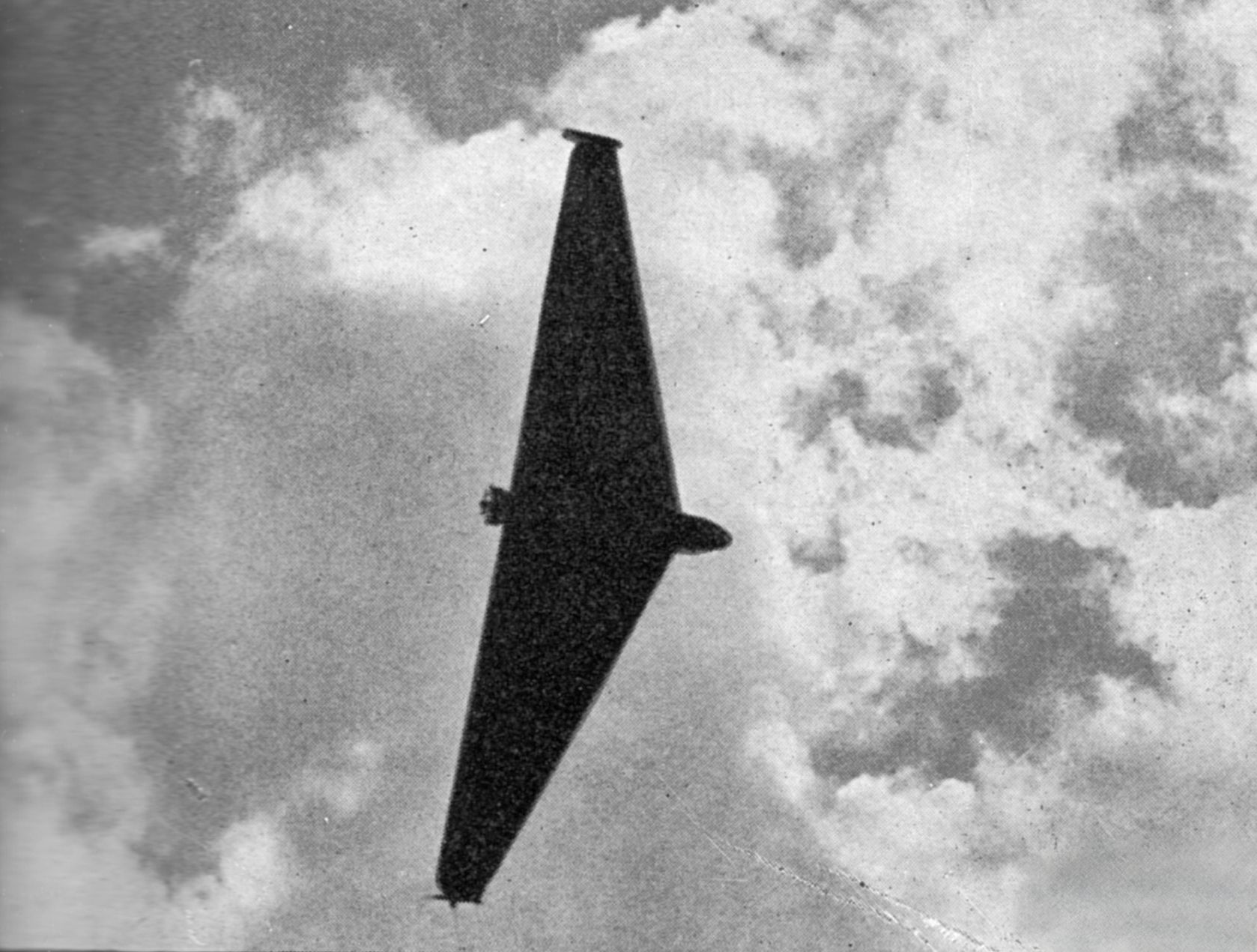 Der „Fliegende Flügel“ im Flug